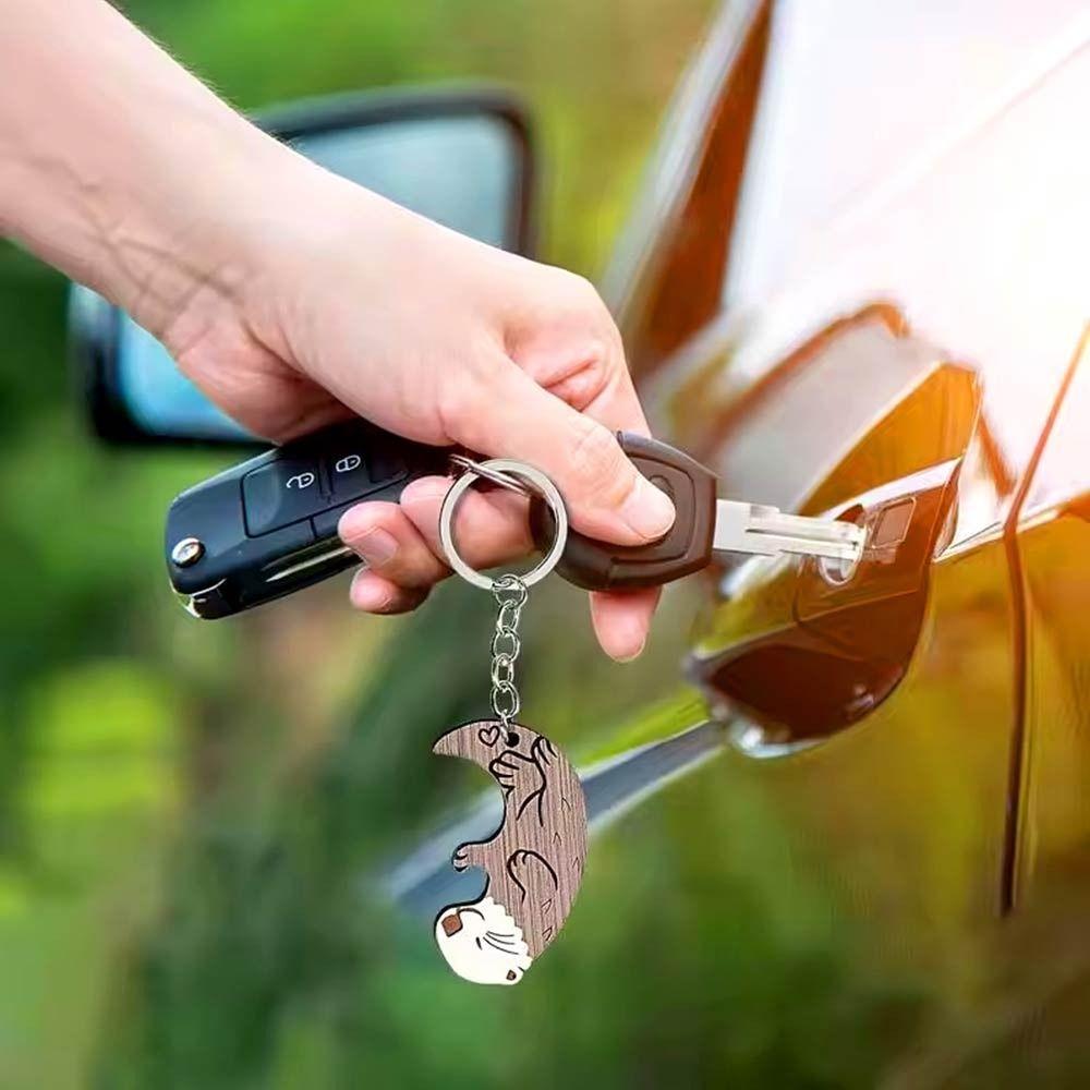 50/100PCS Stainless Steel Key Rings Key Pendant Chains Metal Keychain DIY Accessories Buckles Split Rings Key Organization