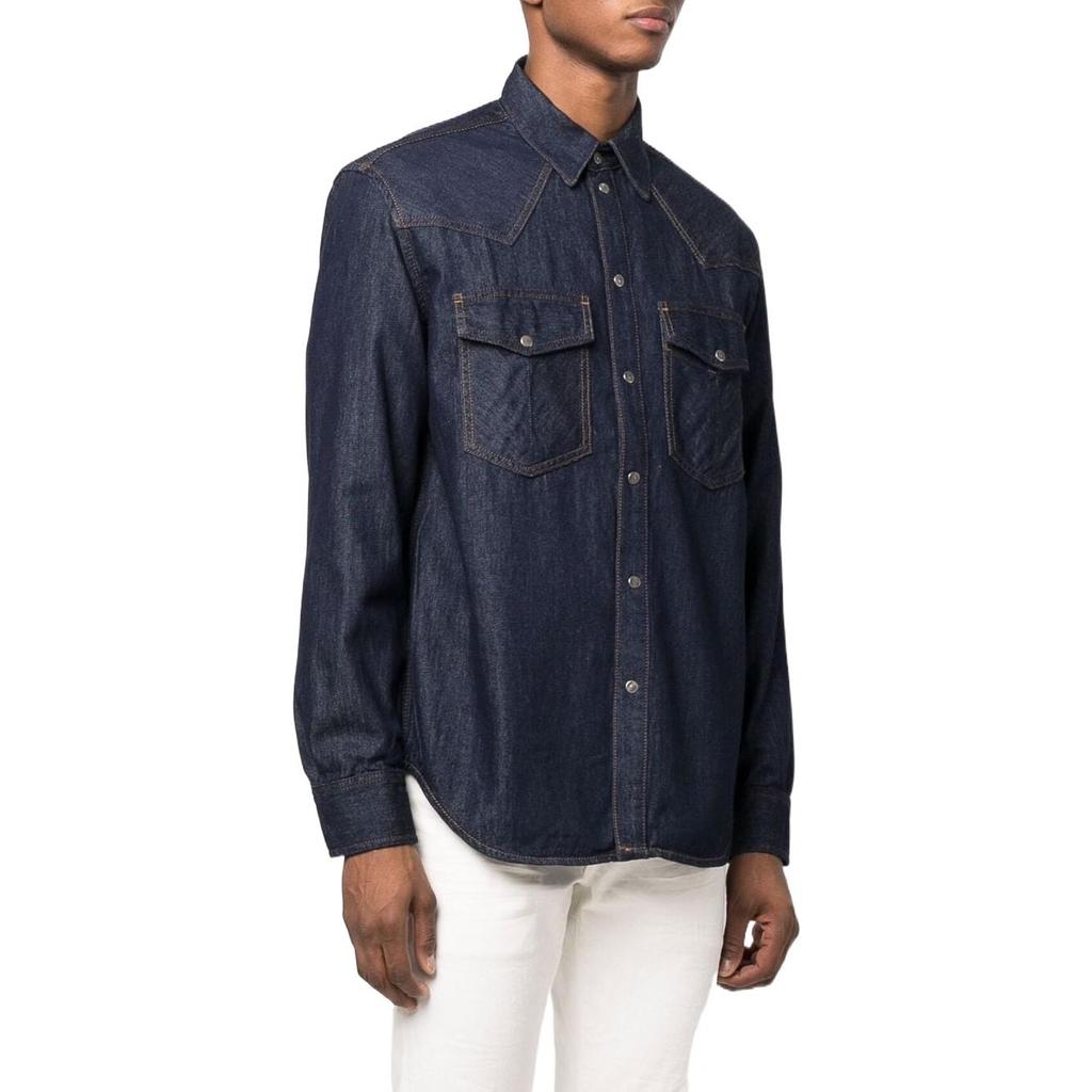 DIESEL D-Ocean Western Long-Sleeved Shirt A035190CGAU01