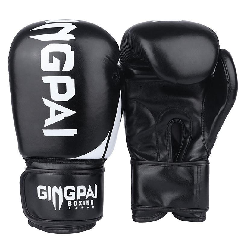 Professional Boxing Gloves Muay Thai Kickboxing Training Punching Bag Kids Adults PU Leather 6oz 8oz 10oz 12oz