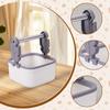Desktop Bird Training Stand Portable Plastic Parrot Playing Stand for Budgies Parrots Cockatiels Bird Supplies Easy to Clean