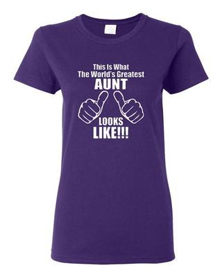 Mesdames, voici le cadeau original pour la meilleure tante du monde ! T-shirt unisexe