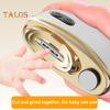 Electric Nail Clipper Polisher with LED Light 2-Speed Rechargeable 3-In-1 Automatic Fingernail File Baby Kids Adults Seniors Manicure Trimmer