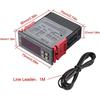 LED Digitaler Temperaturregler, Thermostat, Temperaturregler, Inkubatorrelais, Heizen und Kühlen 12 V 24 V 220 V STC-1000