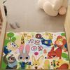 Cartoon Crazy Animal City Floor Mat Door Mat Outdoor Door Mat Door Scrape Mud Foot Mat Judynix Circle Floor Mat
