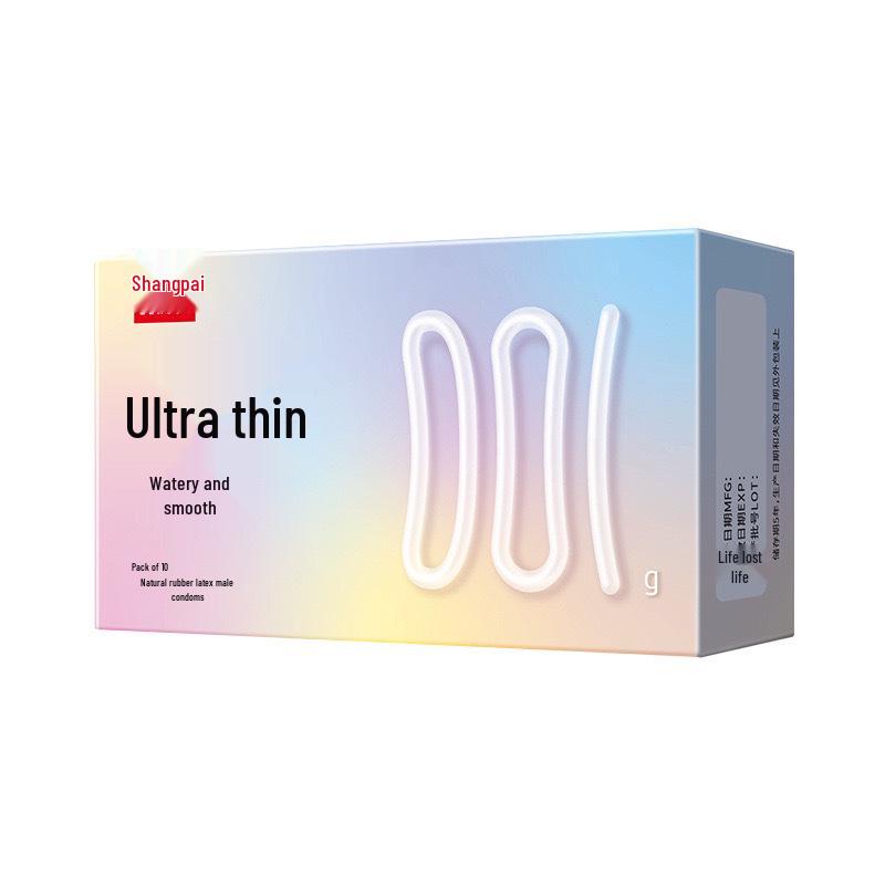 Shangpai Queen Hyaluronic Acid Condoms—High Lubrication, 100-Pack