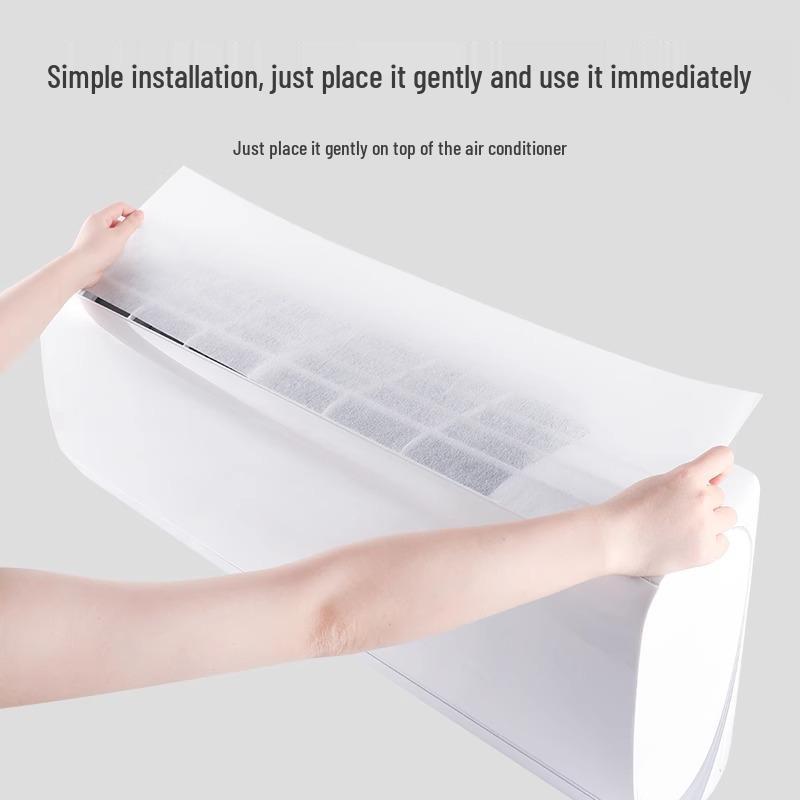 Universal Wall-Mounted Air Conditioner Dust Filter for Bedroom - New Style Air Purification