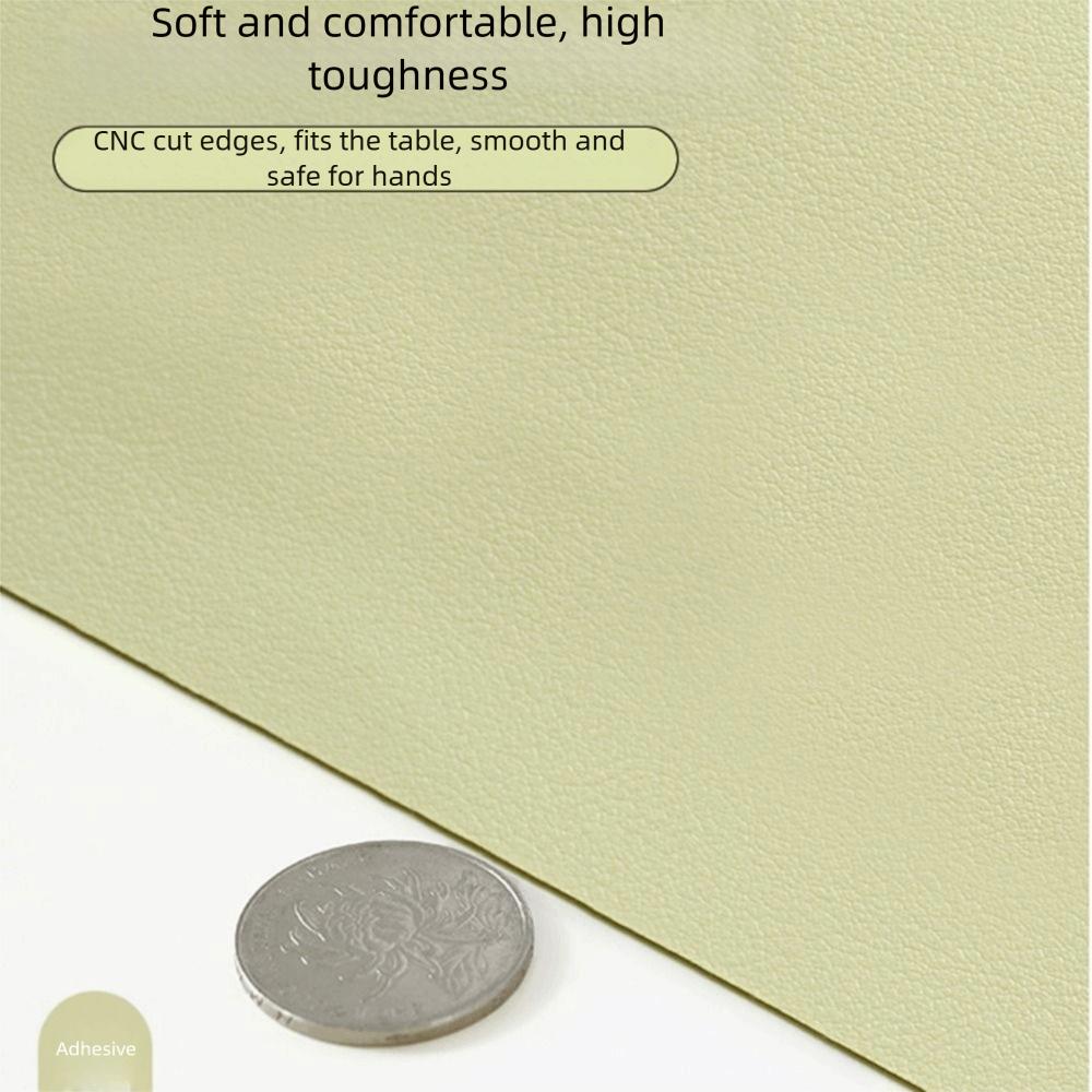 Waterproof Oilproof Table Cloths Oilproof Computer Desk Mat PU Leather Table Cover  Office