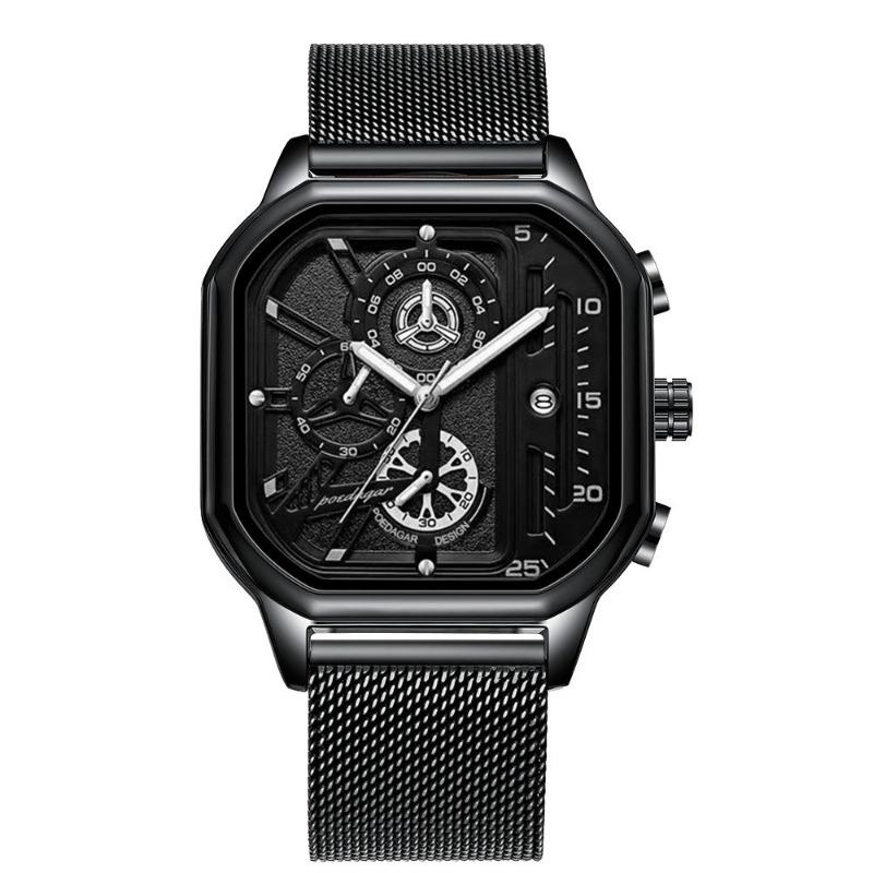 New Multifunctional Watch Top Brand Male Student Waterproof Luminous Quartz Fashion Watch