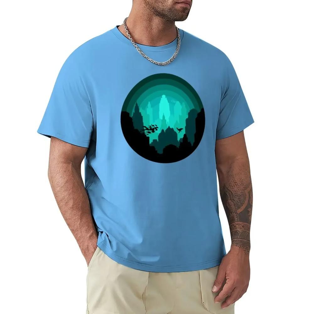 Rapture Bioshock T-Shirt Anime T-shirt Blouse Men Graphic T Shirts