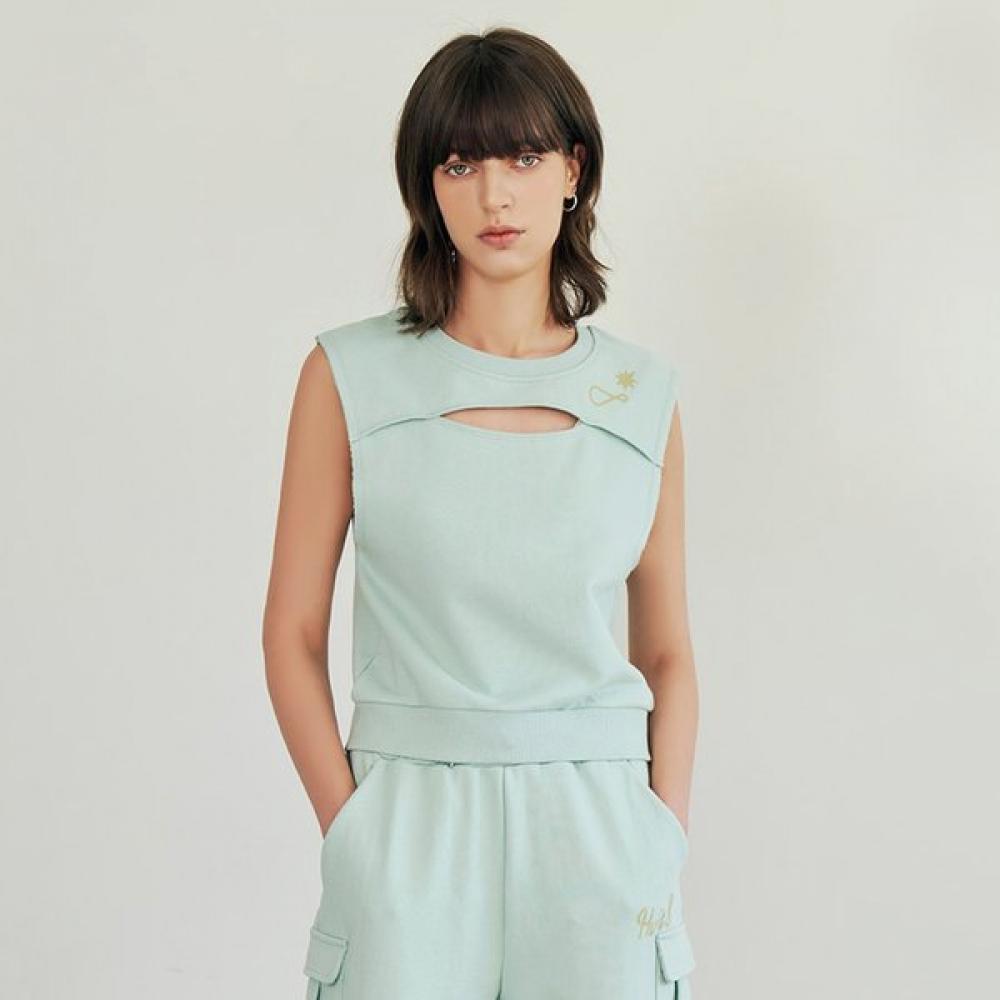 Huit Cutout Sleeveless Htwte2j04t GY/M