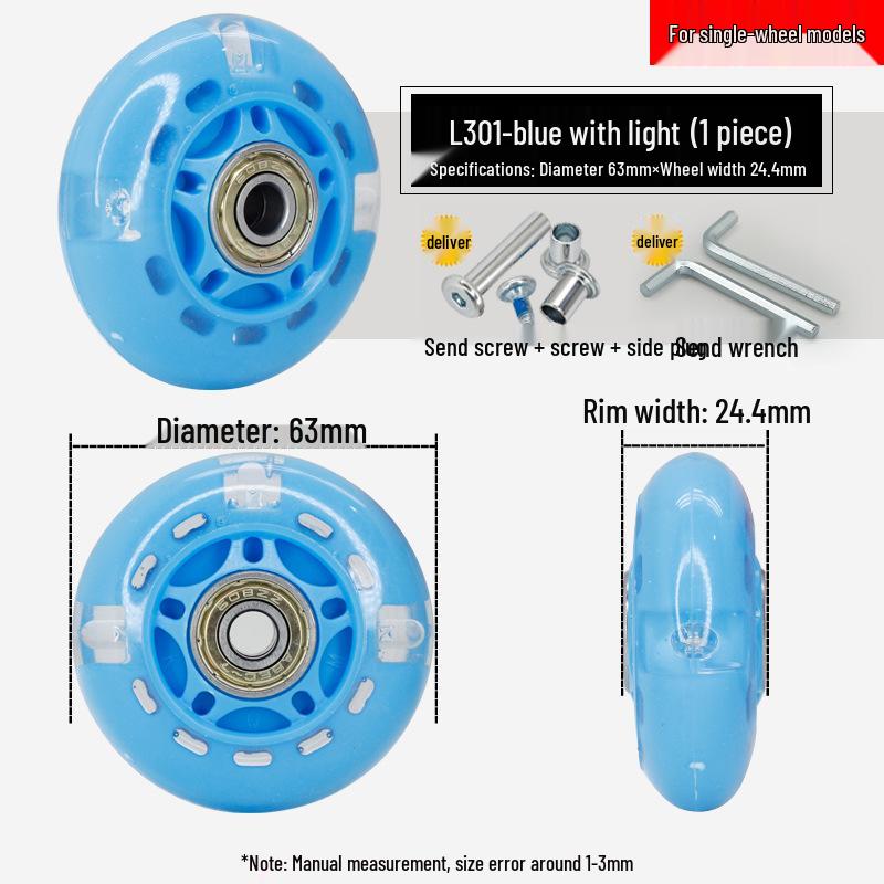 Universalrad-Ersatz für Gepäckkoffer: Lederrolle Gummirolle Felgenreparaturzubehör