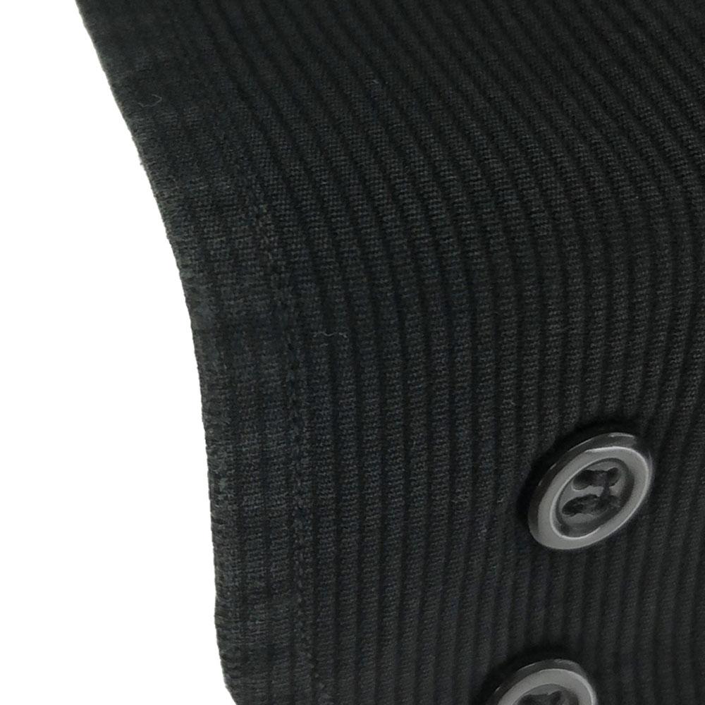 Emporio Armani stripe Long sleeve Button down shirt 38 black Men's Used