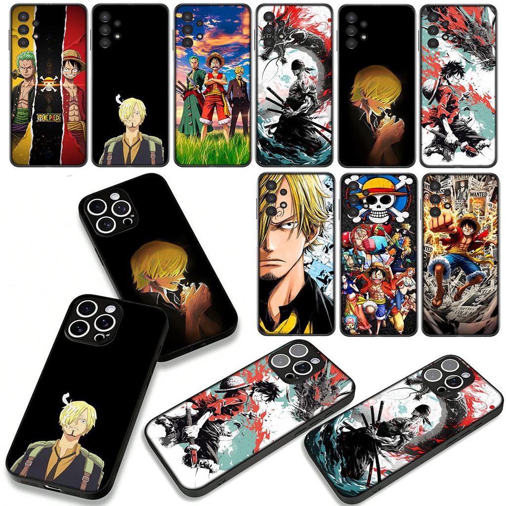 One Pieces Luffy Roronoa Zoro Sanji Phone Cover Case for Apple iPhone 17 16 15 11 Pro XS Max XR 6 7 8 Plus + SE 2020 5 16E