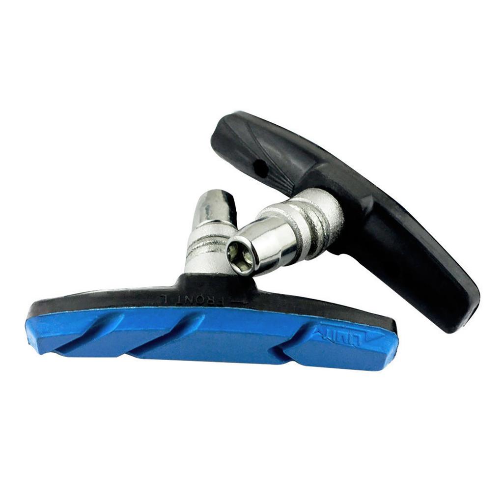 4 Pcs Road Bike Brake Pads Mountain Bicycles V Brake Blocks Shoes No Noise Bike Brake Pads Replacement Parts Durable