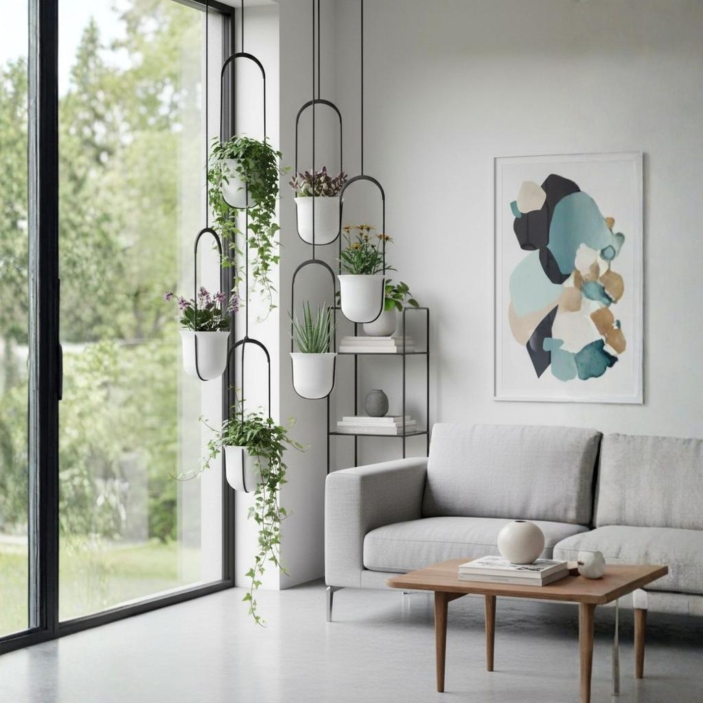 Hängende Pflanzschale Aera Hang Weiß 17,9 cm