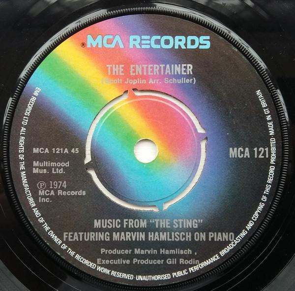 

7inch Record MARVIN HAMLISCH The Entertainer MCA121 MCA RECORDS 1974 UK Jazz Used