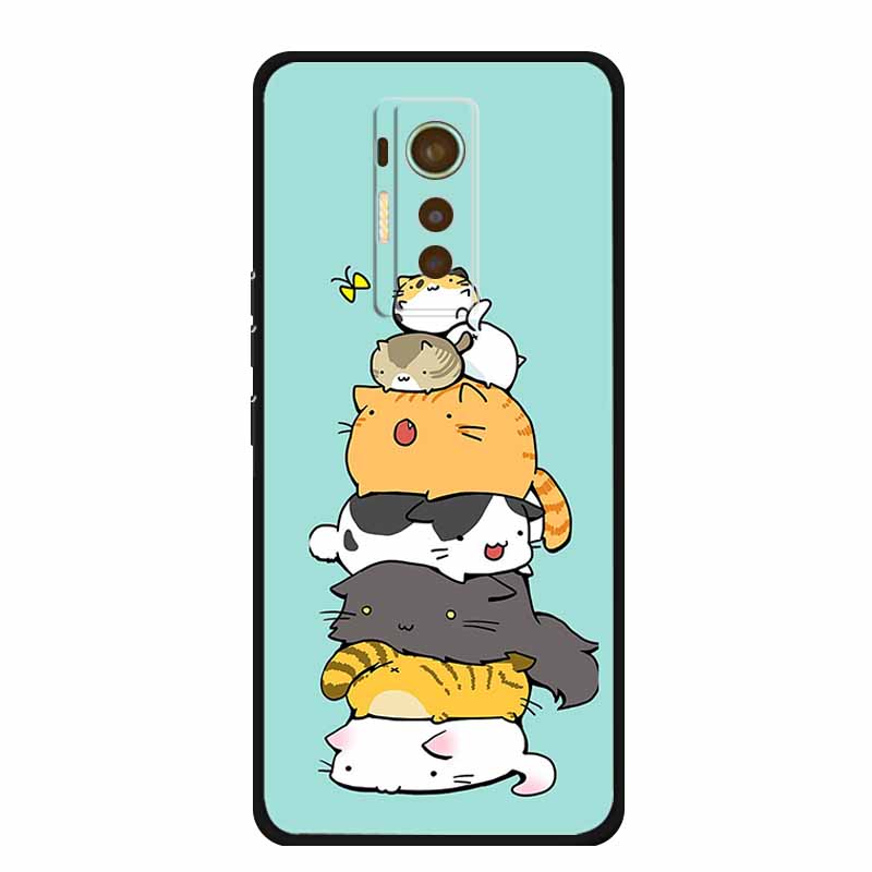 For Tecno Phantom X 2021 Case Luxury TPU Silicone Soft Cover Phone Cases for PhantomX 2021 AC8 Protection Cartoon Bumper Etui