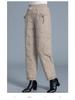 Women's Windproof Warm Bootcut Pants: Italian Lightweight, Fashionable, Versatile, and Casual with Spliced Design.