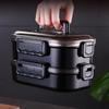 Double Layer Stainless Steel Lunch Box Leakproof Large Capacity Food Box  Student