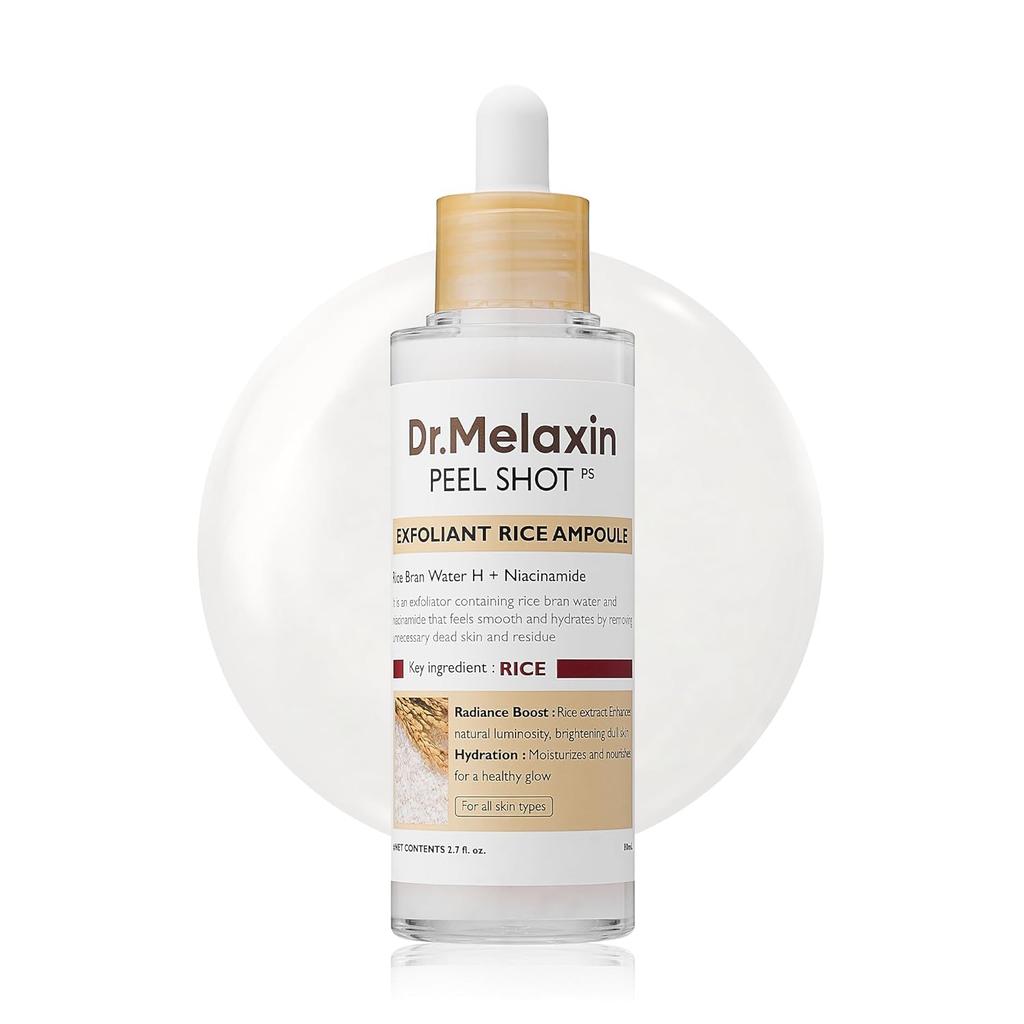 Dr.Melaxin Peel Shot Glow White Rice Peeling Ampoule WHITE RICE/BLACK RICE