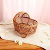 Handgefertigtes Vintage Holz Rattan Posing Bett Neugeborenen Fotografie Requisiten Hintergrund Zubehör Für Baby Jungen Mädchen Säugling Aufnahmen