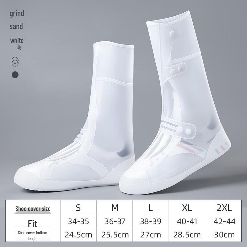 Унисекс Высокие Водонепроницаемые Противоскользящие Чехлы для Дождевой Обуви