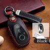 Car Key Case Cover for Benz 2022 C S Class W206 W223 S350 C260 C300 S400 S450 S500 Leather Key Shell Protector Soft Bag