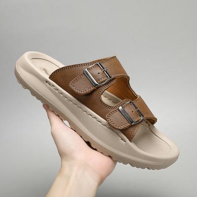 Street Style Sandalen voor Heren Sneldrogende Herenslippers Vrije Tijd Wandelen Strand Half Muiltje Simpele Comfortabele Slides Casual Luie Halfvoet Schoenen