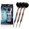 Cuesoul AURORA SERIES 23g Steel Tip 90% Tungsten Darts Brown Titanium Nitride Coating Set J3107 Length 50.1mm Max Dia 6.9mm 2BA Crystal Brown Shafts