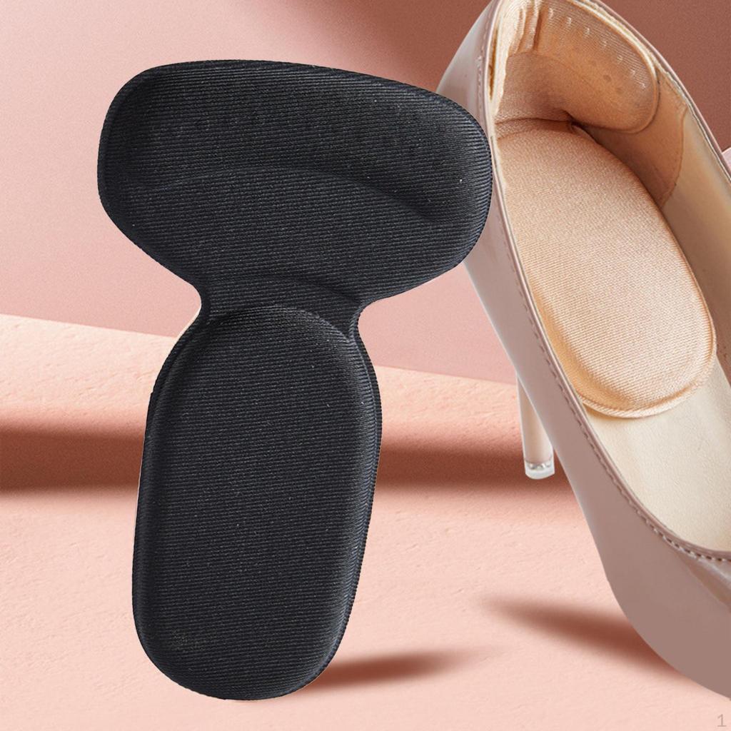 2 Pieces Heel Cushion Pads Guards Liners Inserts for Loose Shoes