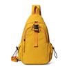 Chest Bag Women's Multifunctional Shoulder Crossbody Bag Lightweight Water-repellent Nylon Bag