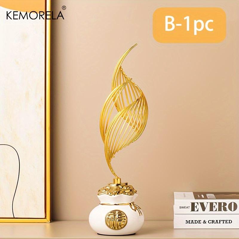 

KEMORELA 1/2PCS Home Decoration Luxury Statues Simple Style Holiday Decorations TV Cabinet Wine Cabinet Office Desk Accessories