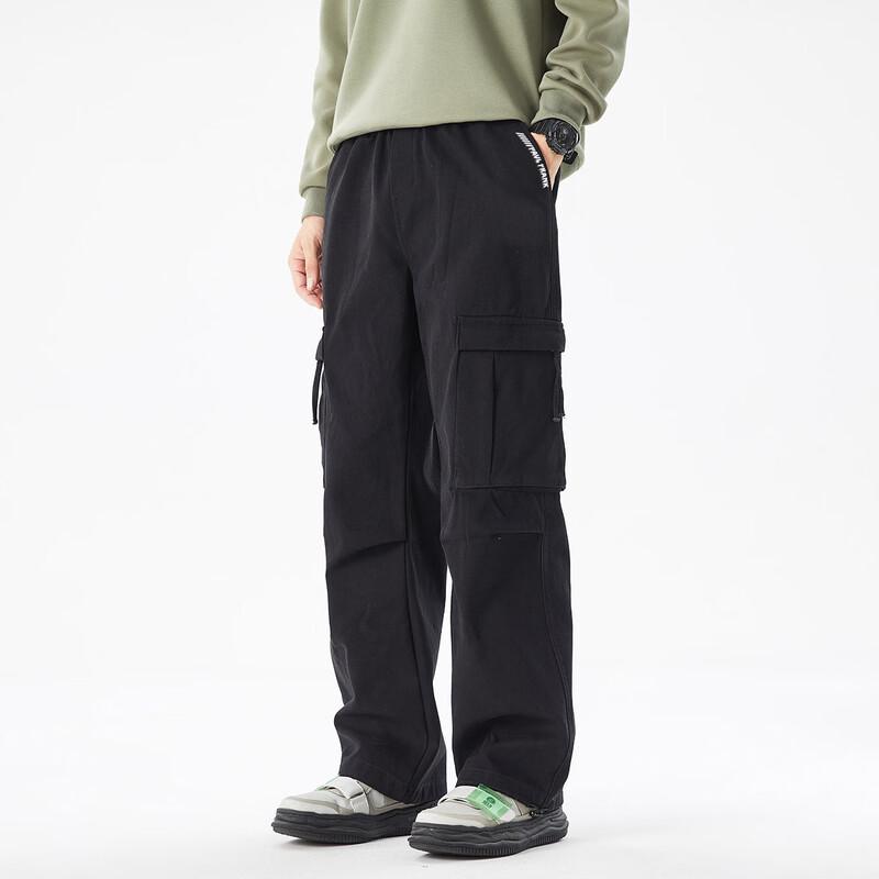 Paul Frank Men's Fleece-Lined Straight-Leg Cargo Pants