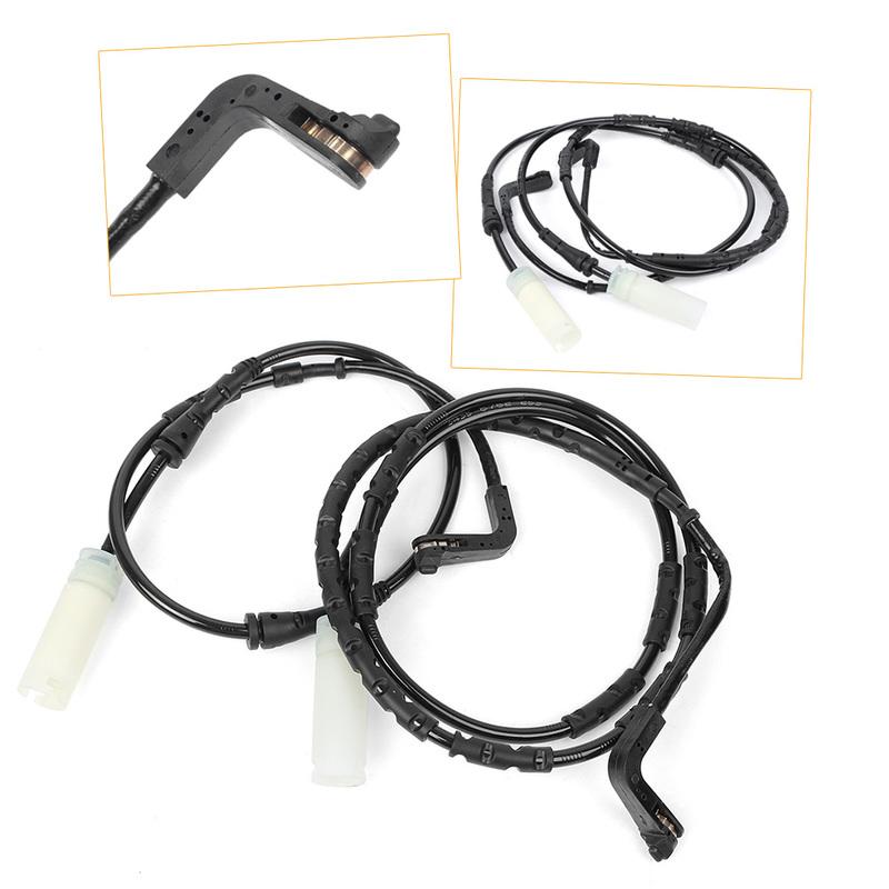 2x Car Front Rear Brake Pad Sensor For BMW 1 Series E81 E82 E87 E88 &3 Series E90 E91 E92 & 3 Series E93 34356762252 34356762253