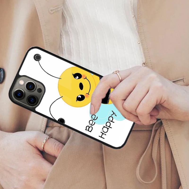 

Bee-Happy Magnetic Phone Case For APPLE iPhone 17 Air 16 14 13 12 Pro Max 15 Plus Wireless Charge With MagSafe Cover iPhone 14