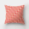 Nordic fashion geometric plant orange red pillowcase 45X45cm living room sofa cushion cover bedroom home decoration