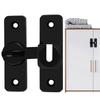 Barn Door Lock Heavy Duty Bar Door Lock Stainless Steel Safety Latches Household Gate Protection Tool For Shutters Shed Room