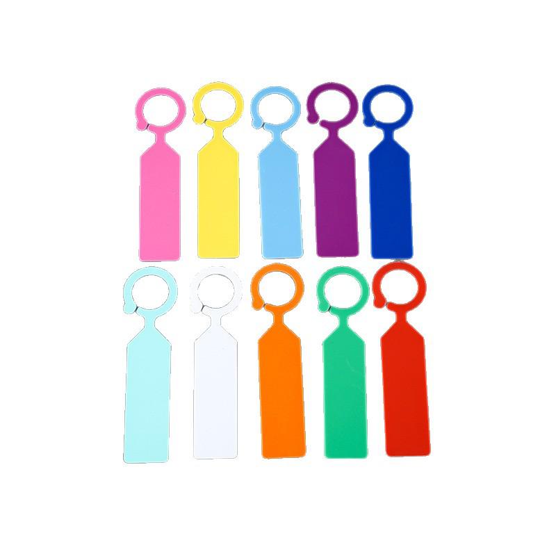 Waterproof Plant Variety Marking Tags - Durable Plastic, Ring Buckle Design for Seedlings, Flowers, Grapes, Watermelons, and Fruit Trees