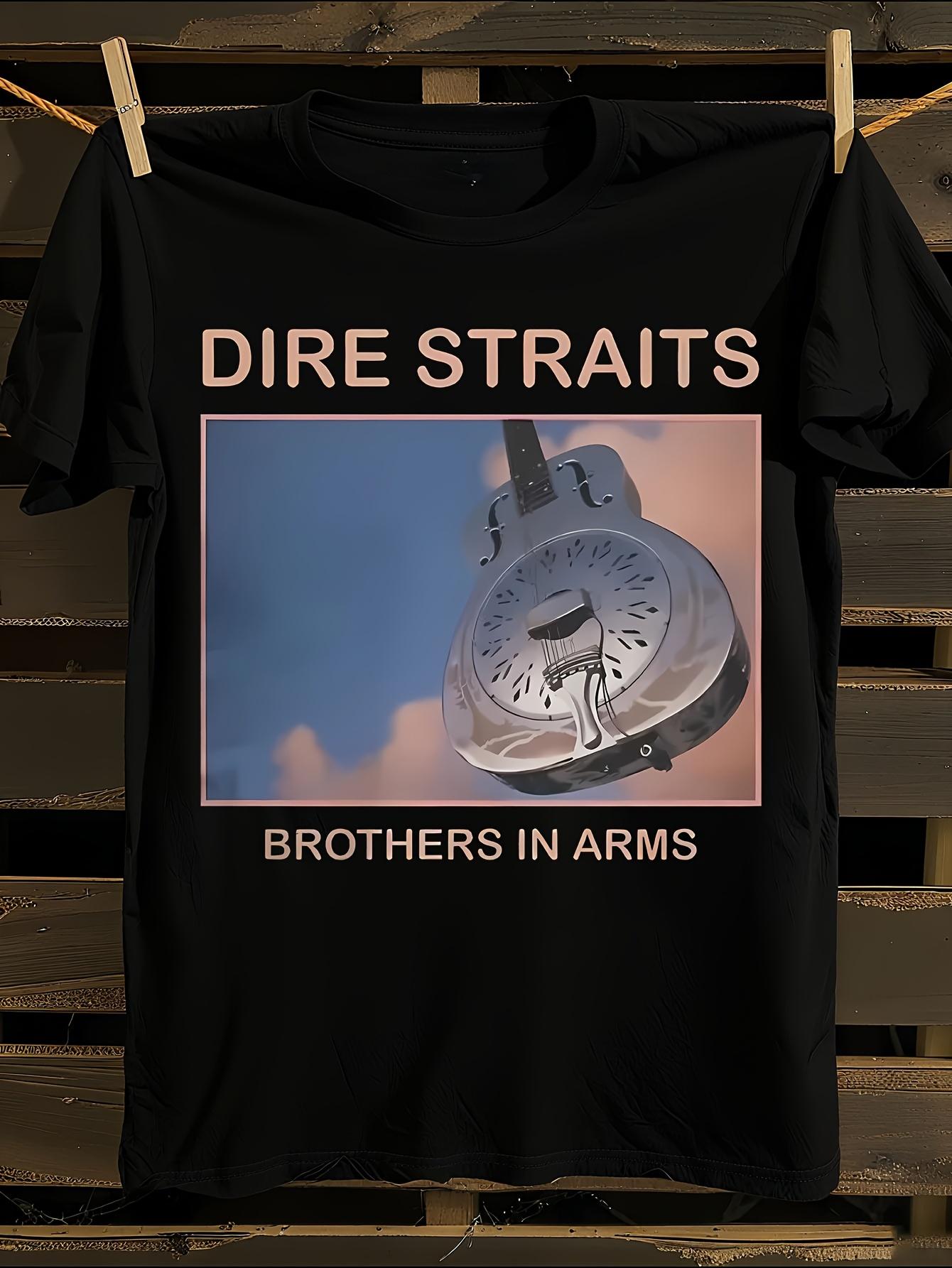 Dire Straits Band Logo Brothers in Arms Album Tshirt XL