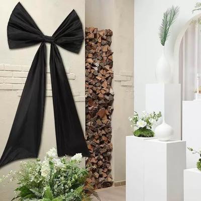 Large Big Coquette Bow Satin Ribbon Bow Decoration Fashion Giant Bowknot  for Wedding Backdrop
