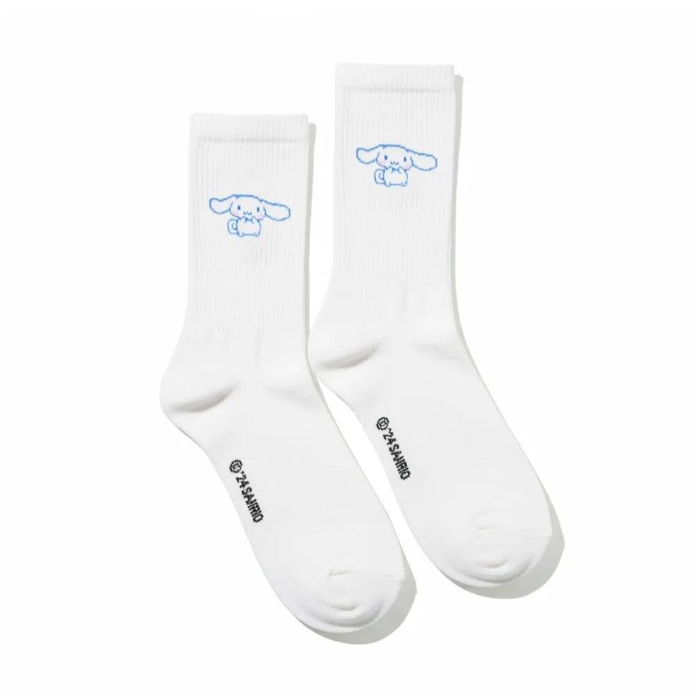 Sanrio Unisex Authentic Character Socks White Cinnamoroll