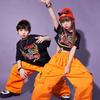 Kids' Street Dance Hip Hop Performance Outfit - Trendy Jazz-Style Costume for Boys & Girls - Cool Summer Streetwear