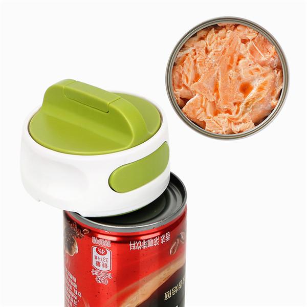 Abrelatas abridor de botellas, abridores de tarros, rotación Manual, acero inoxidable, fruta enlatada, fiambrera, no