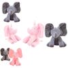 Gray Peek-a-boo Musical Plush Elephant Toy Soft Adorable And Perfect For Toddlers