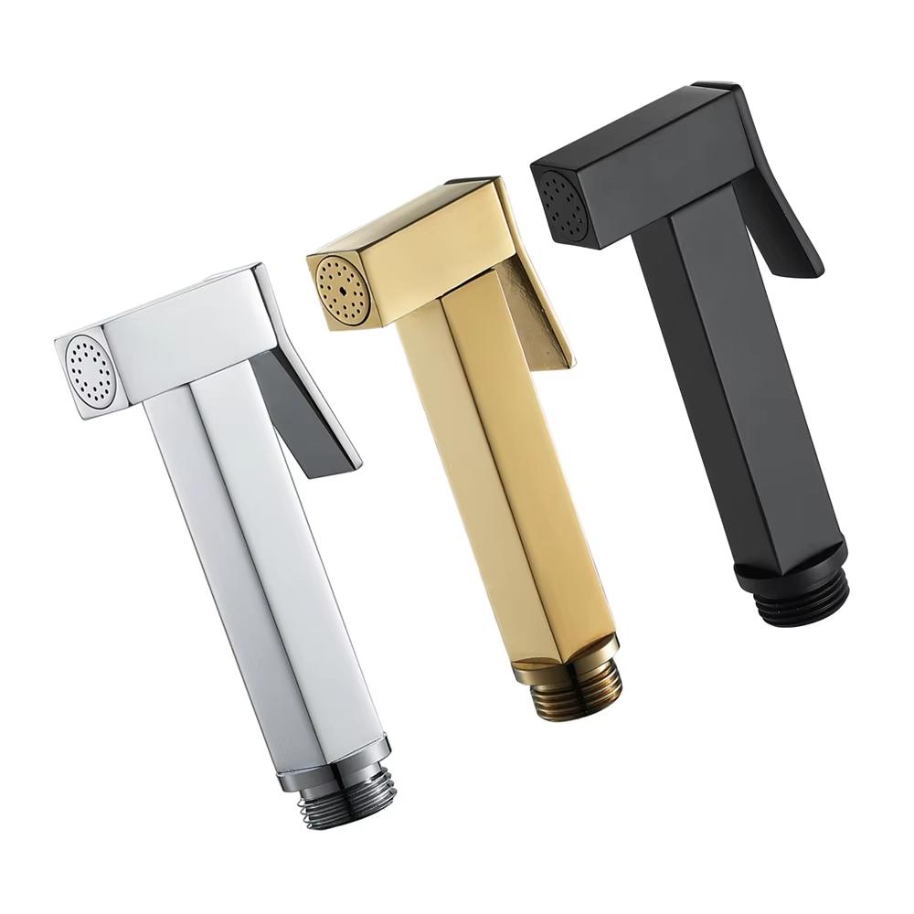 Household Brass Handheld Pressurized Bidet Spray Gun for Toilet