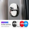 4Pcs Car Door Lock Cover Stainless Steel Cap Auto Accessories For F-SPORT ES RX NX LS UX LM LX GX LC RZ IS CT GS RC HS SC