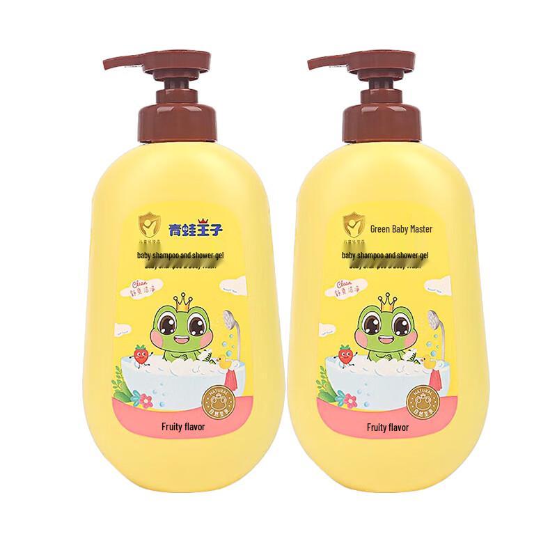 FROGPRINCE Fruit Kids 2-in-1 Shampoo & Body Wash Twin Pack