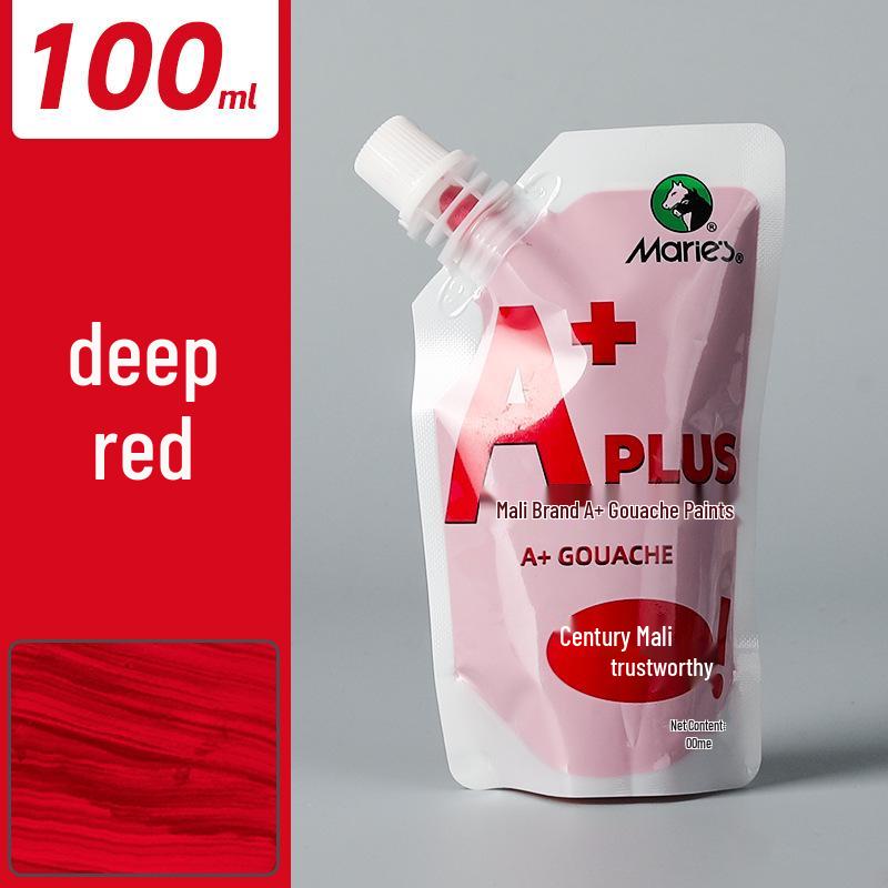 Mali Afwasbare Gouache Verf 100ml - Handgeschilderde Kleuren voor Kinderen en Studenten