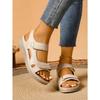 Plus Size Casual Sandals for Women 2025 Summer New Arrivals Fashionable Outdoor Thick-Soled Sandals for Women