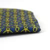 Used HERMES Tie Silk Navy Yellow Business